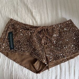 White fox swim type shorts